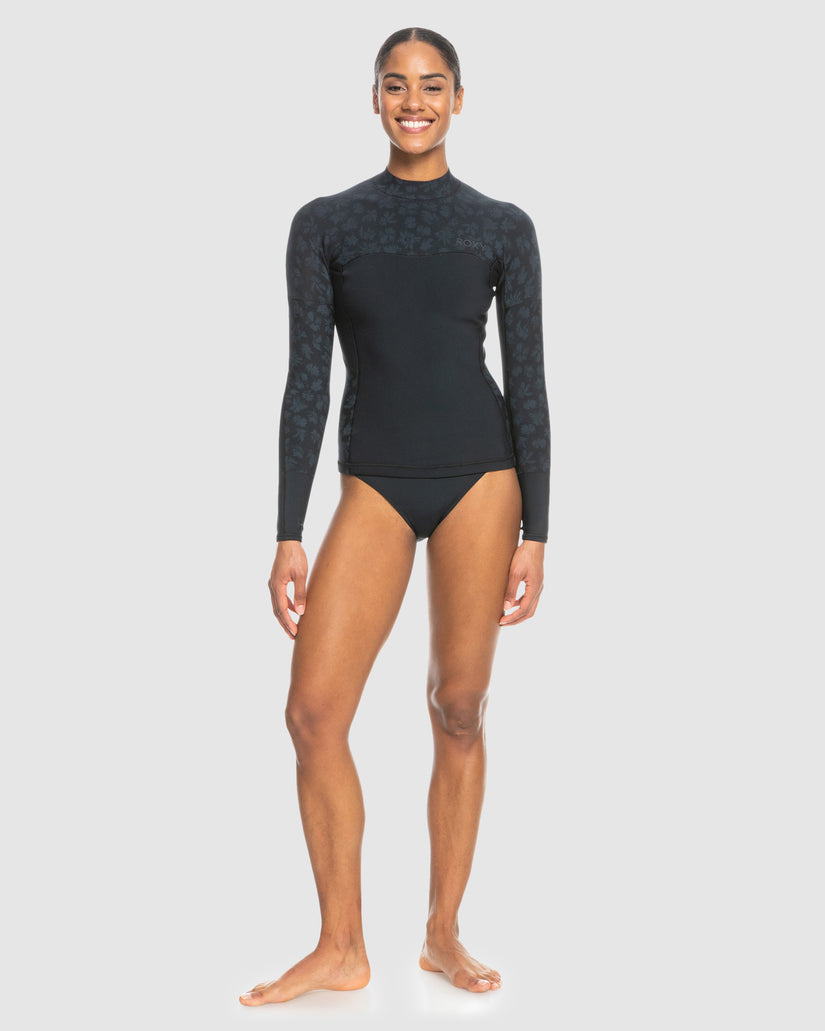 Womens 1mm Swell Series 2022 Long Sleeve Wetsuit Top