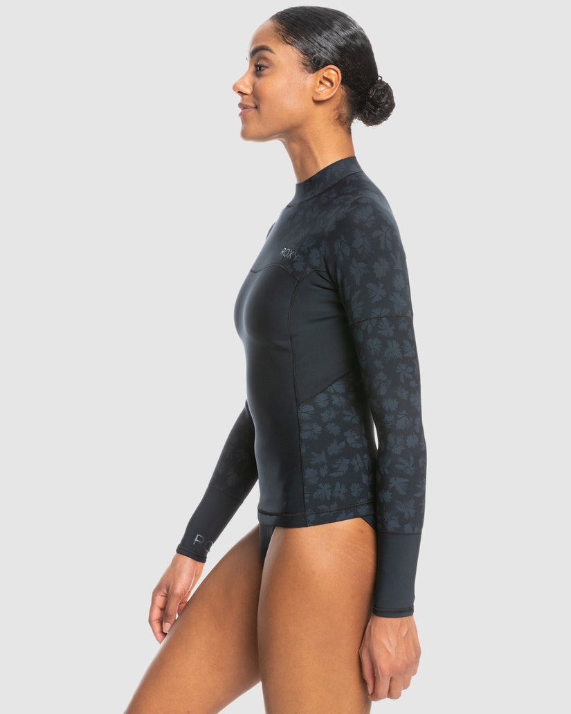 Womens 1mm Swell Series 2022 Long Sleeve Wetsuit Top