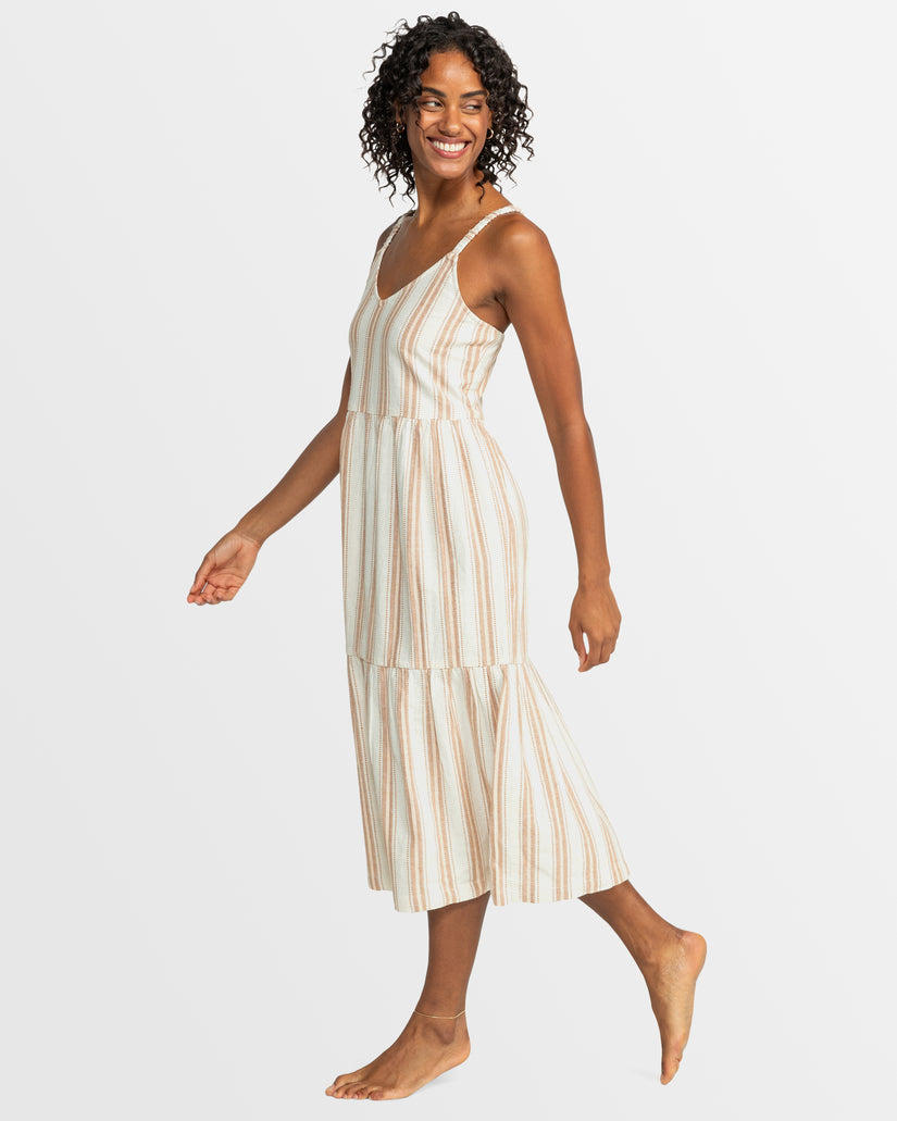 Womens Waiting Line Tiered Maxi Dress