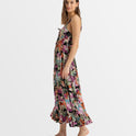 Womens Paradise Winds Tropical Midi Dress