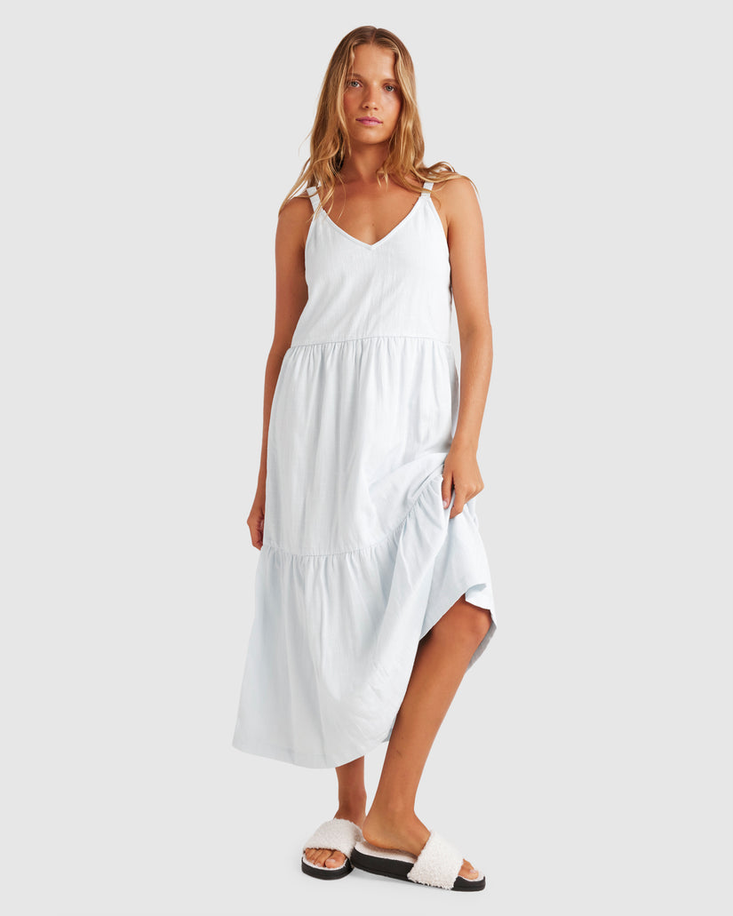 Womens Waiting Line Dress (confirm colour blue or white)