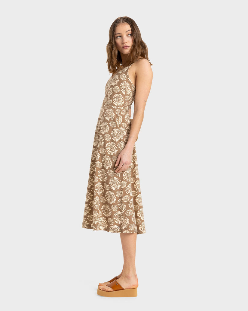 Womens Island Glow Midi Dress