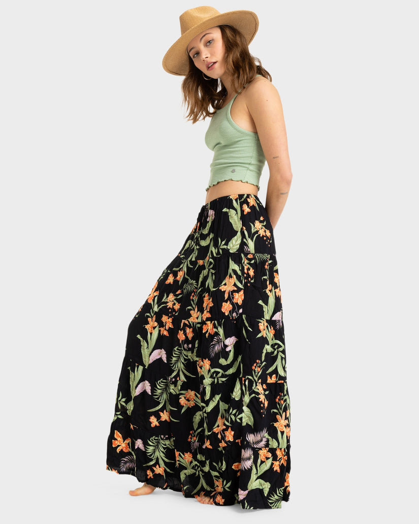 Womens Sweetwater Maxi Printed Skirts