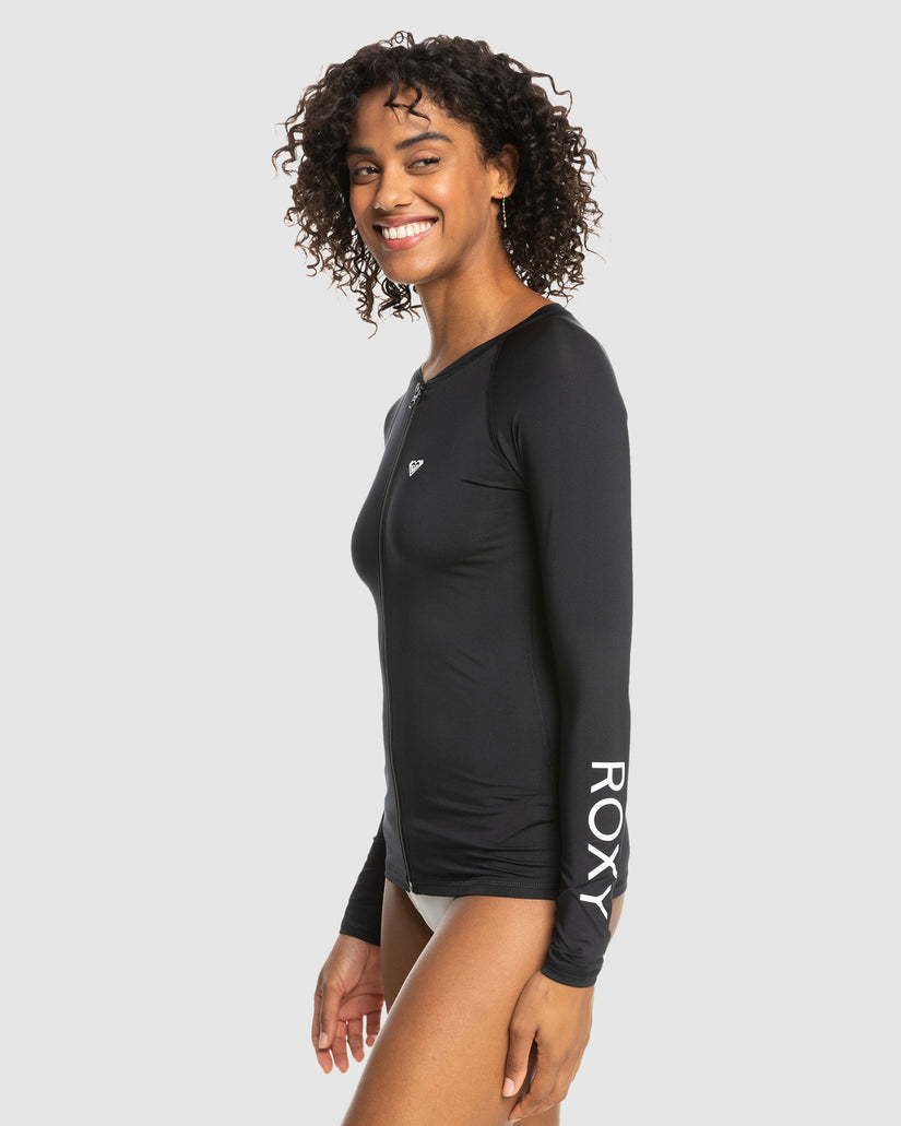 Womens New Essentials Long Sleeve Zipped Lycra