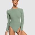 Womens Roxy Pro The Overhead Long Sleeve One-Piece Swimsuit