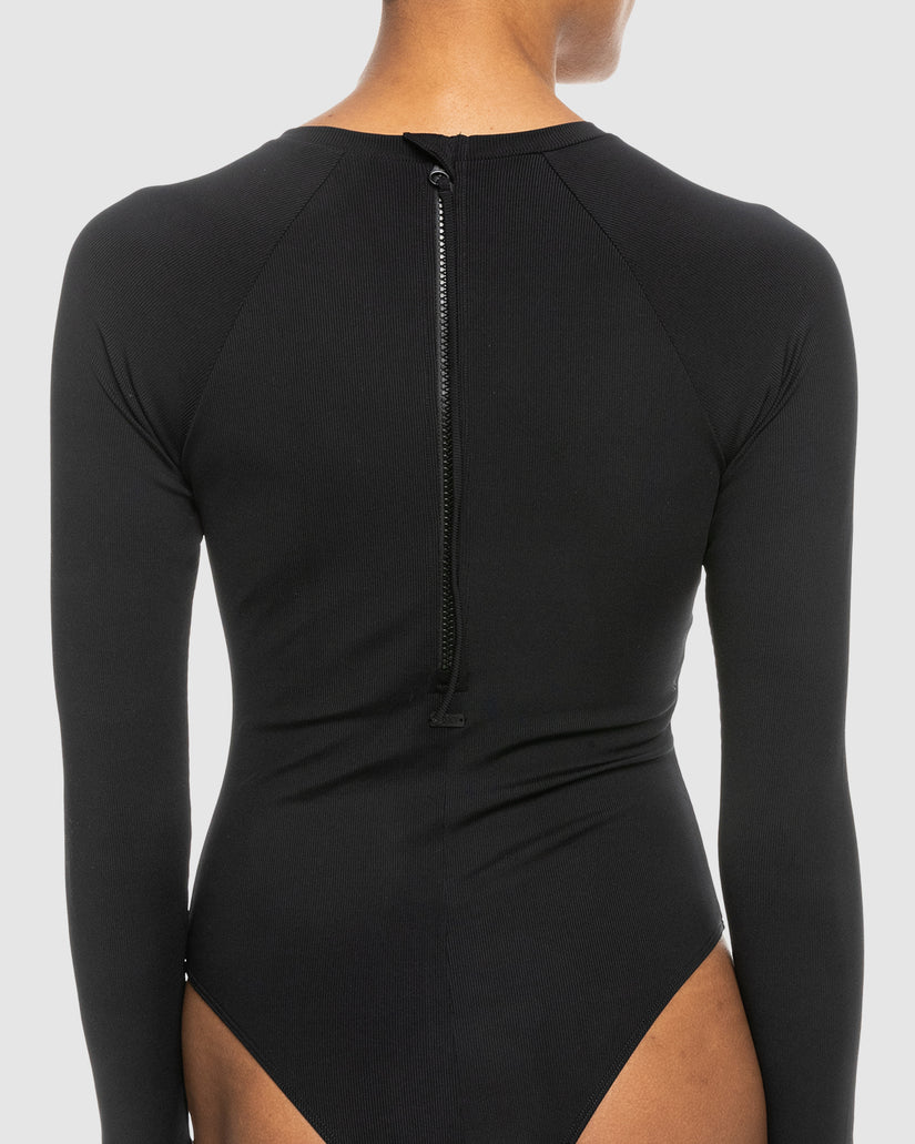 Womens Roxy Pro The Overhead Long Sleeve One Piece Swimsuit