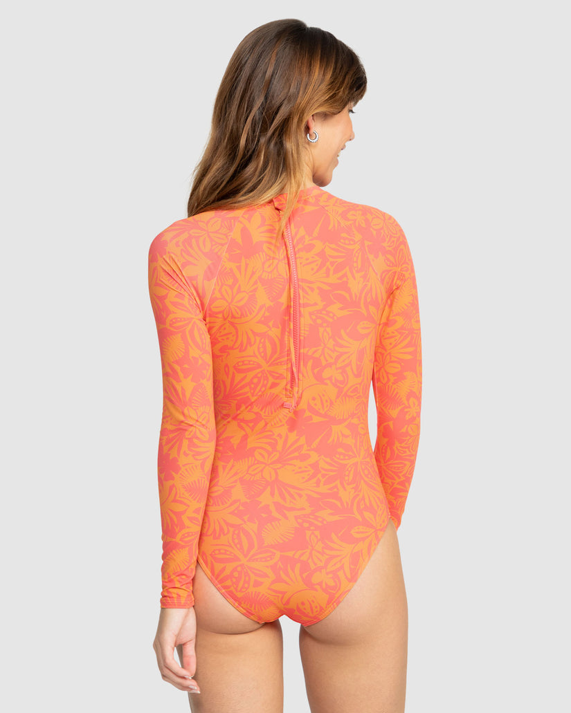 Womens Suntrip Long Sleeve Swimsuit