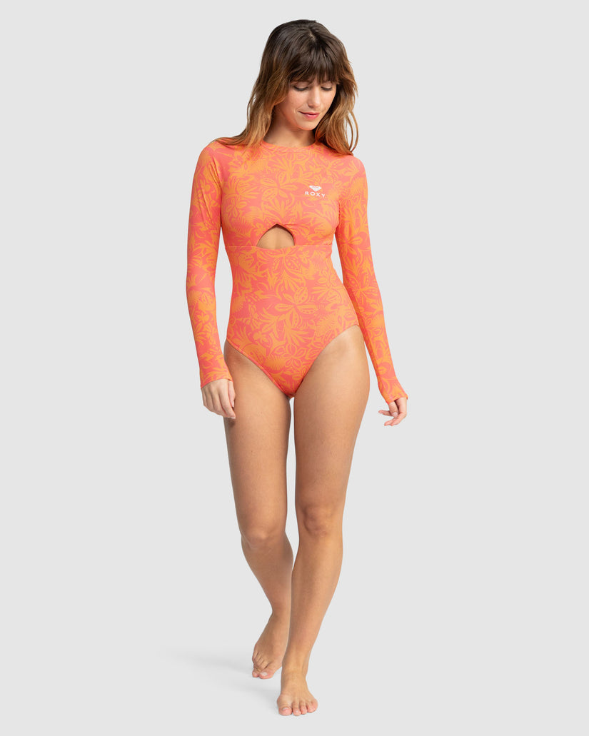 Womens Suntrip Long Sleeve Swimsuit