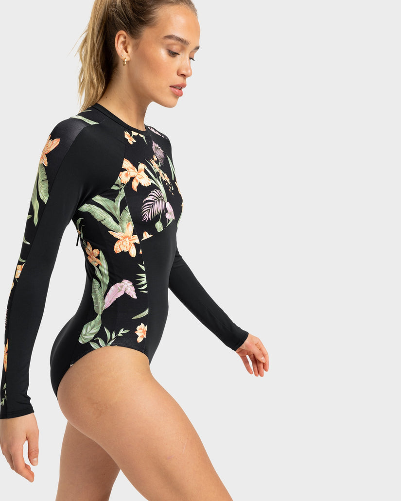 Womens Fashion Long Sleeve Rash Vest