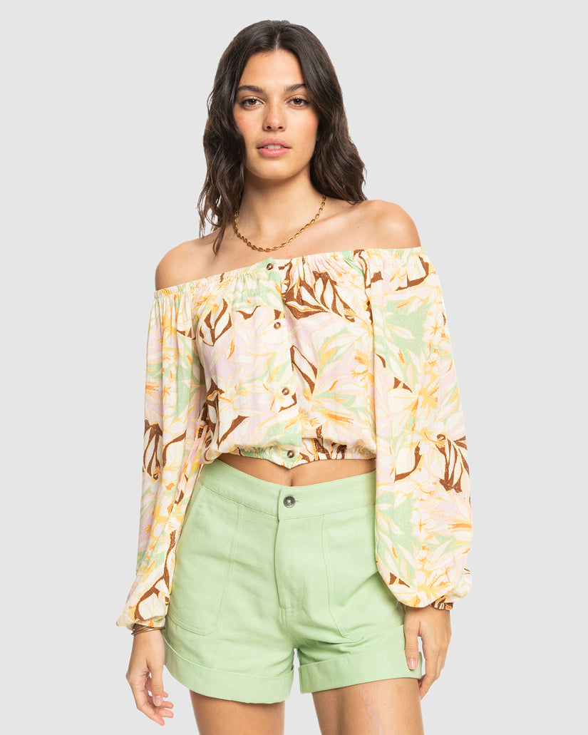 Womens Sunset Kiss Printed Top