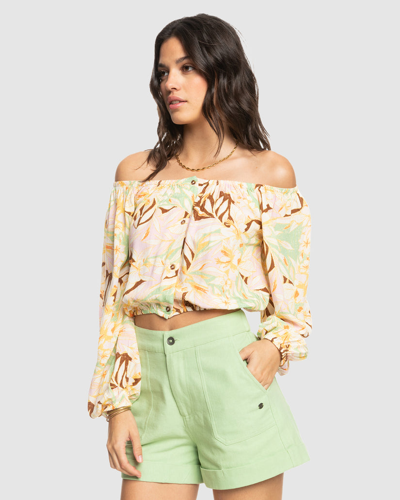 Womens Sunset Kiss Printed Top