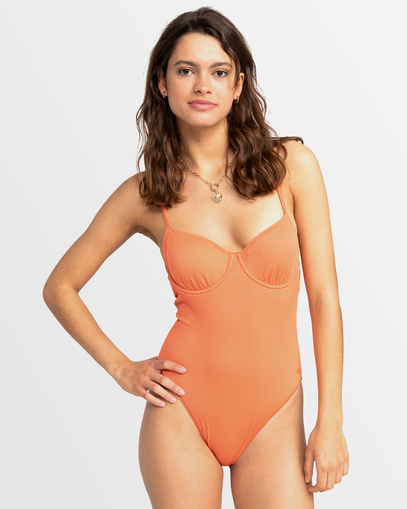 Womens Roxy Love The Muse One-Piece Swimsuit