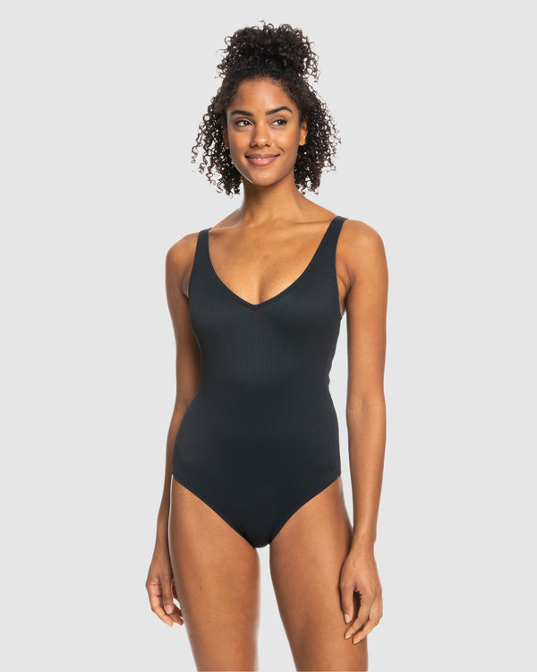 Womens Rib Roxy Love One Piece Swimsuit