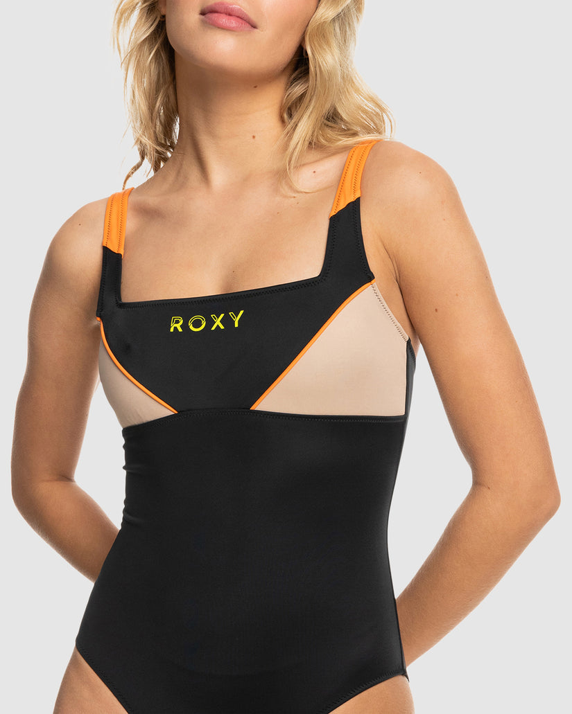 Womens Roxy Active Aop One Piece One Piece Swim