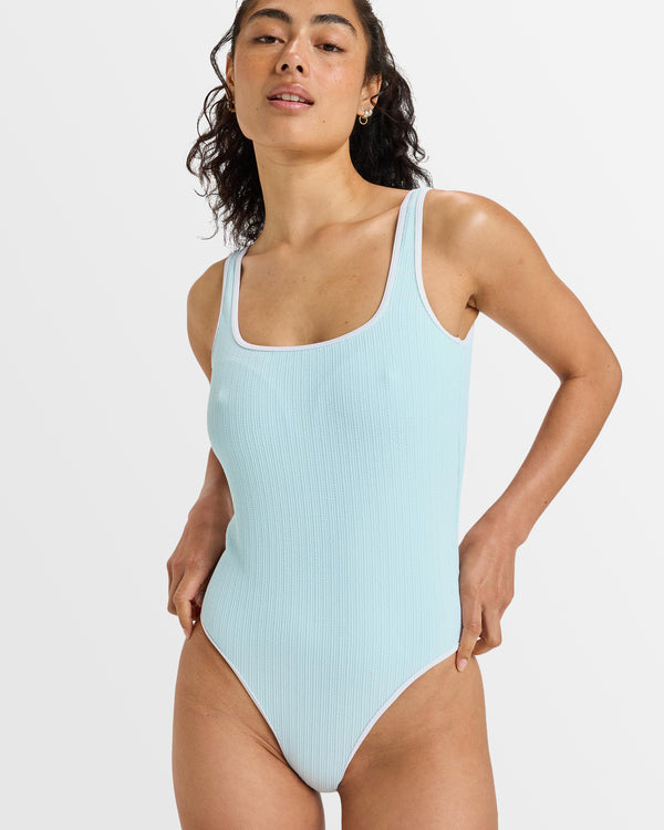 Womens Beloved Rib One Piece Swimsuit