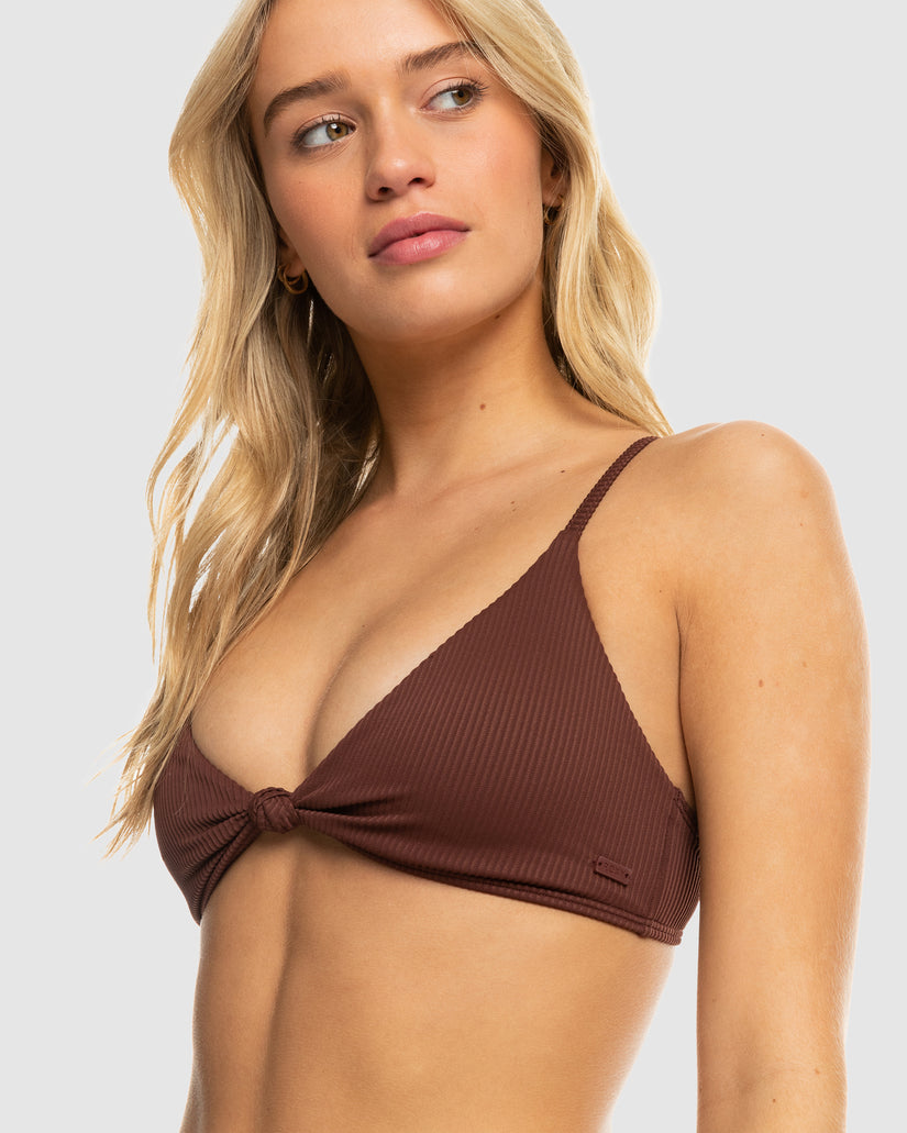 Womens Roxy Love The Surf Knot Bikini Top