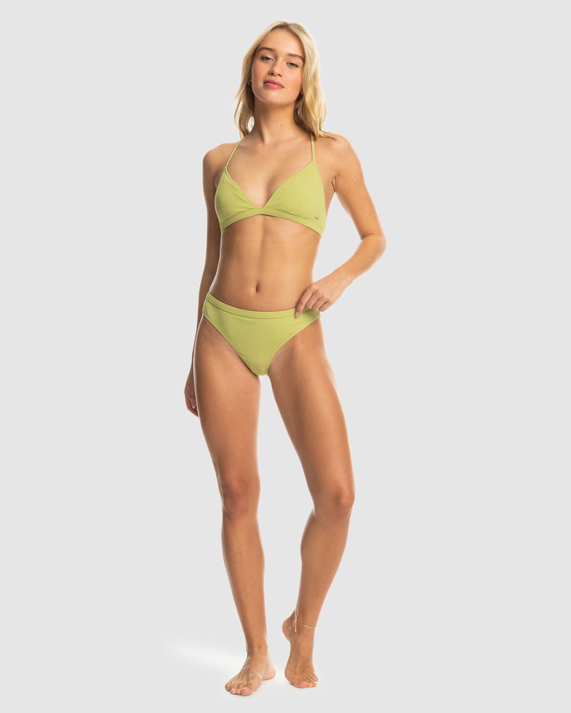 Womens Roxy Pro The Cut Back Triangle Bikini Top