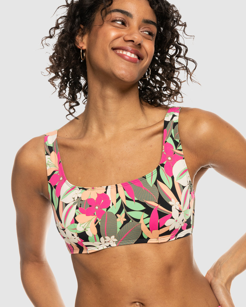 Womens Printed Beach Classics D-Cup Bikini Top