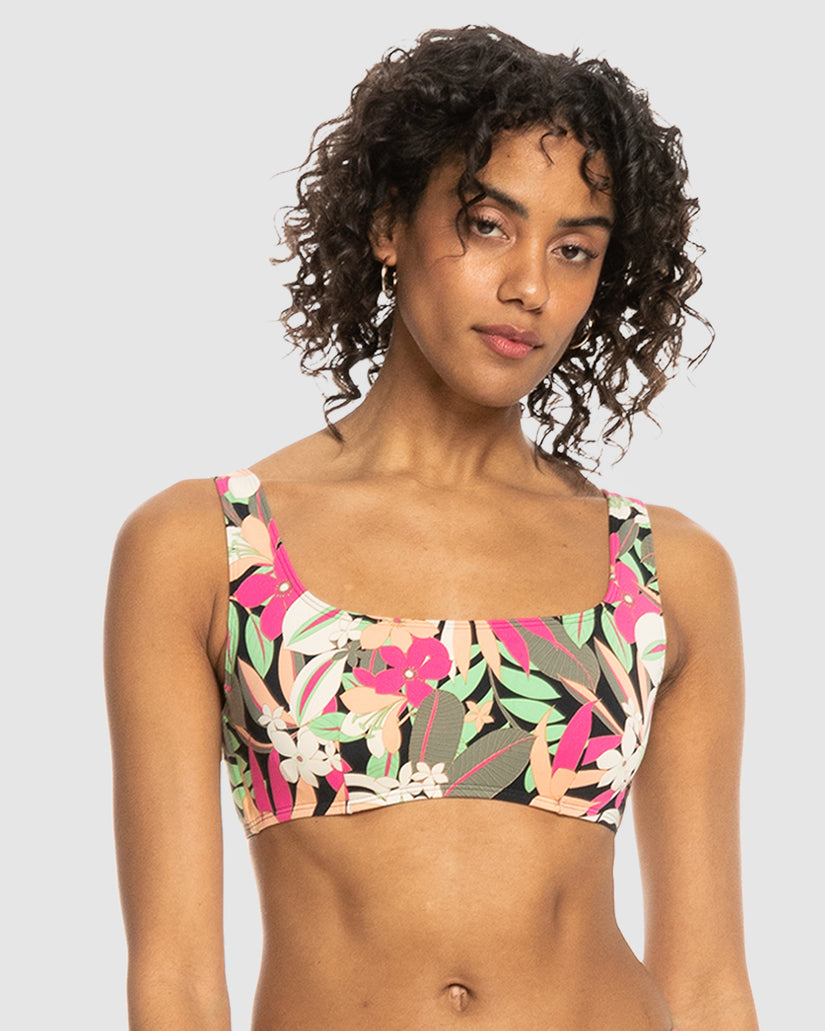 Womens Printed Beach Classics D-Cup Bikini Top