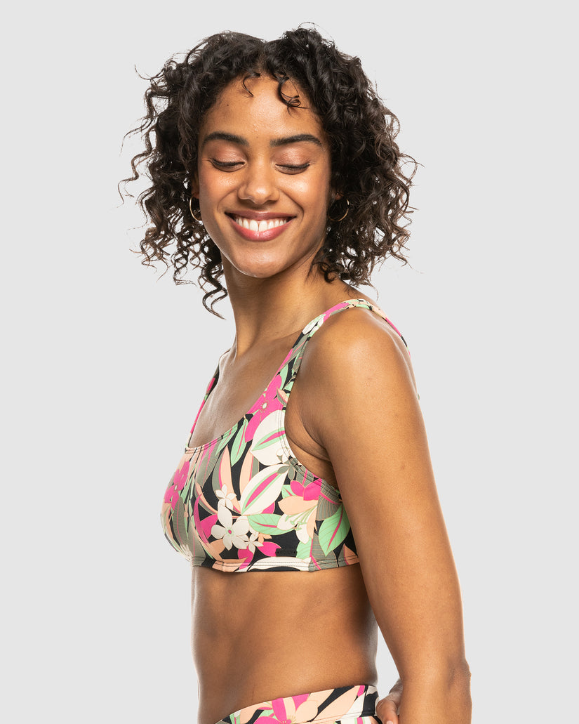 Womens Printed Beach Classics D-Cup Bikini Top