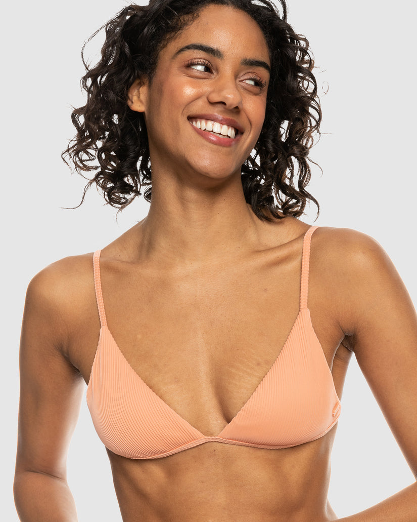 Womens Rib Roxy Love The Quiver Tri Bikini Top