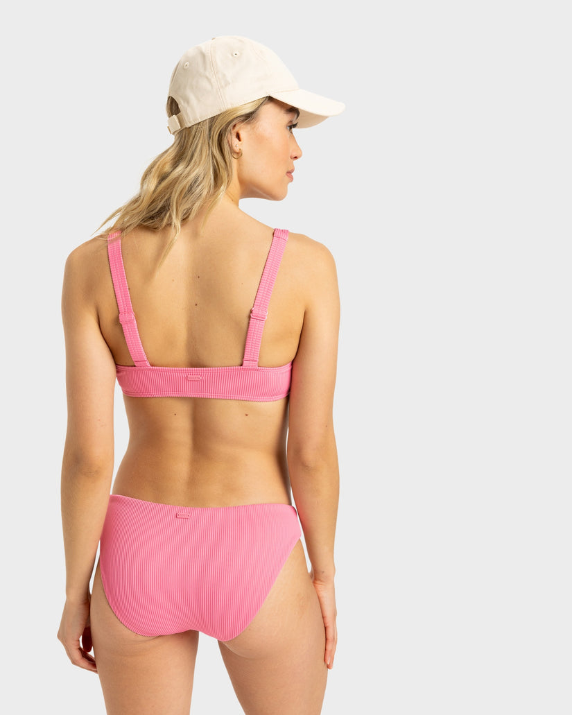 Womens Rib Roxy Love The Glassy Bikini Top