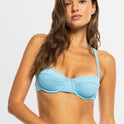 Womens Rib Roxy Love The New Muse Full Coverage Bikini Top