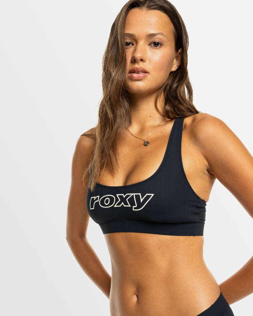 Womens Roxy Active Full Coverage Bikini Top