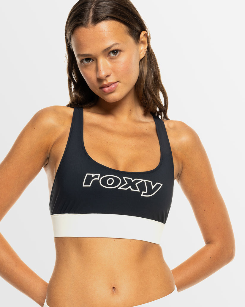 Womens Roxy Active Full Coverage Bikini Top