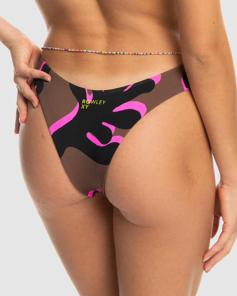 Womens Rowley X Roxy High Leg Cheeky Bikini Bottom