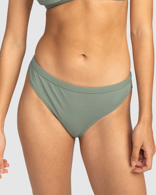 Womens Roxy Pro The Snap Turn Cheeky Bikini Bottom