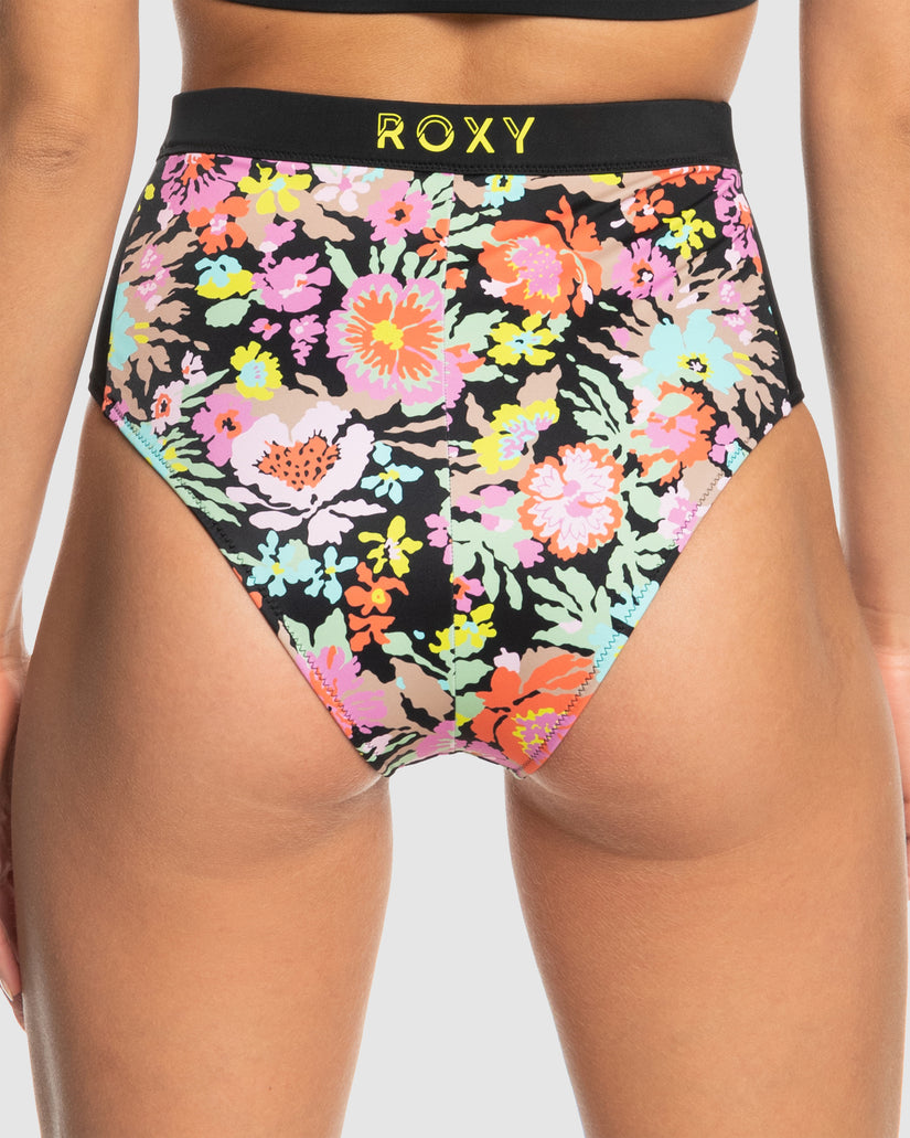 Womens Roxy Active High Waist Mod Bikini Bottom