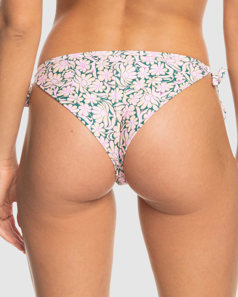 Womens Free Spirit Cheeky Tie Side Bikini Bottom