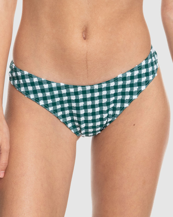 Womens The Plaid Pulse Cheeky Bikini Bottom