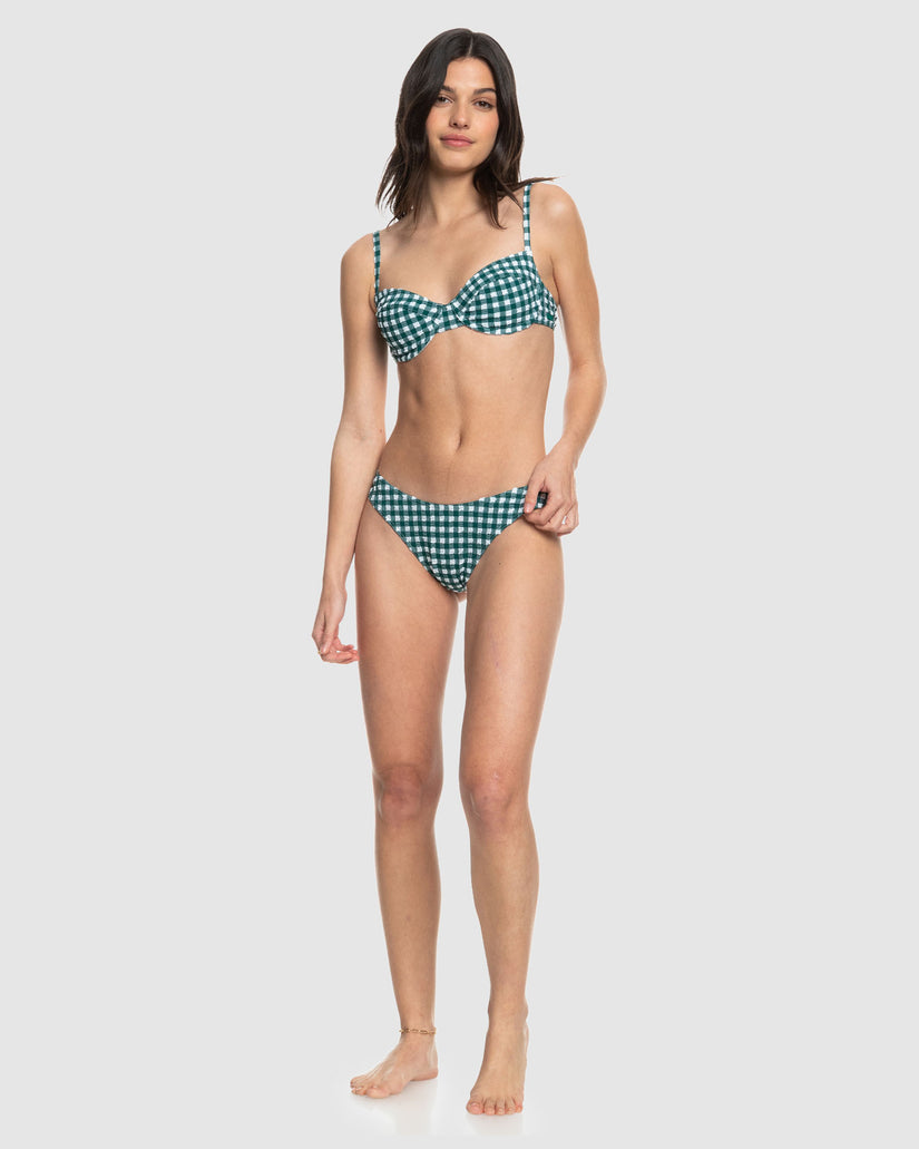 Womens The Plaid Pulse Cheeky Bikini Bottom