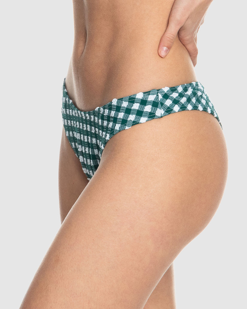 Womens The Plaid Pulse Cheeky Bikini Bottom