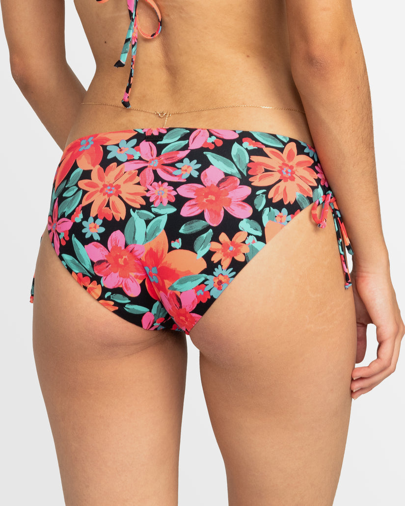 Womens Printed Beach Classics Tie Side Bikini Bottom