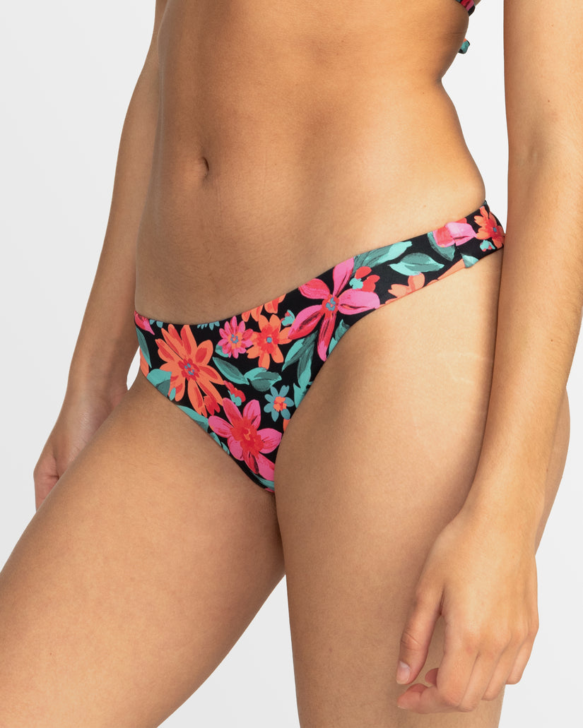 Womens Printed Beach Classics Low Waist Bikini Bottom