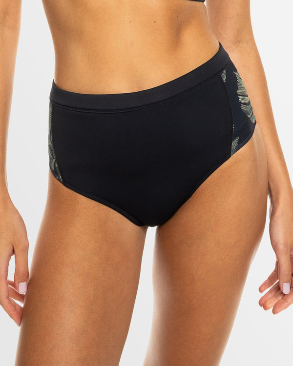 Womens Roxy Pro Wave Moderate Coverage Bikini Bottom