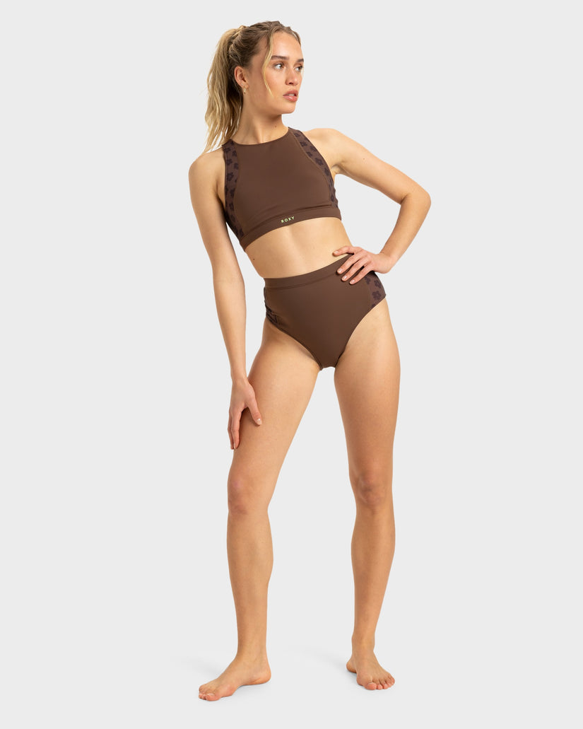 Womens Roxy Pro Wave Highwaist Bikini Bottom