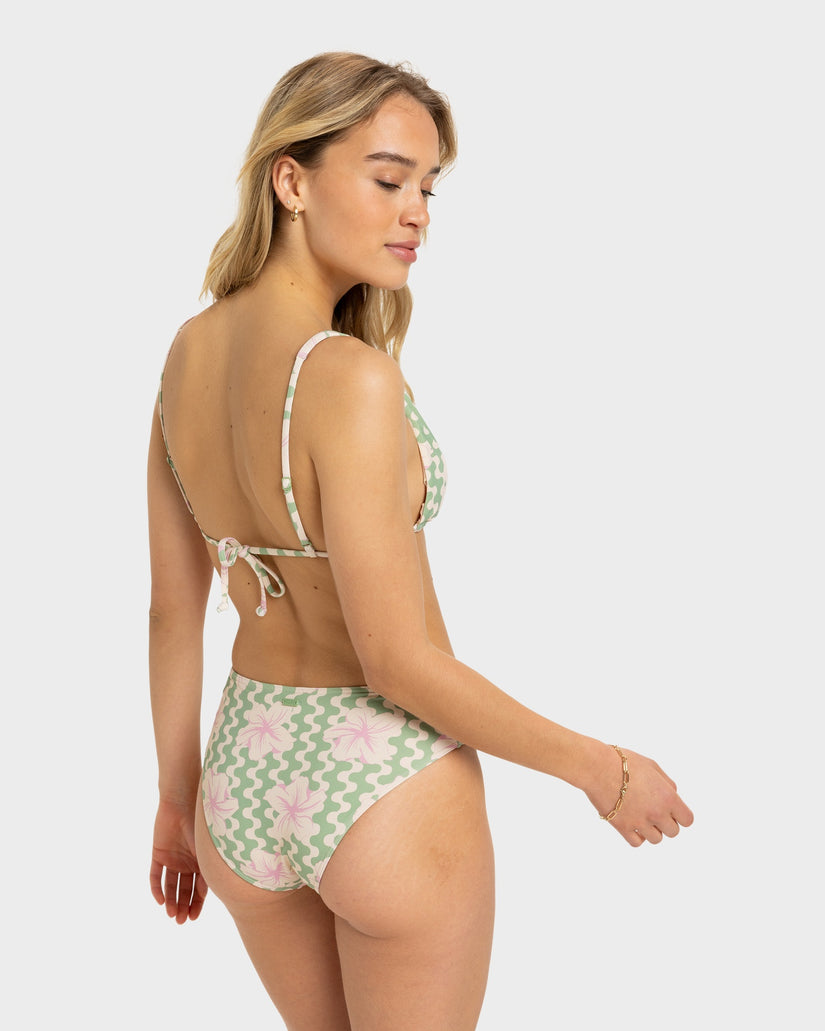 Womens Hibiscus Daze Midwaist Bikini Bottom