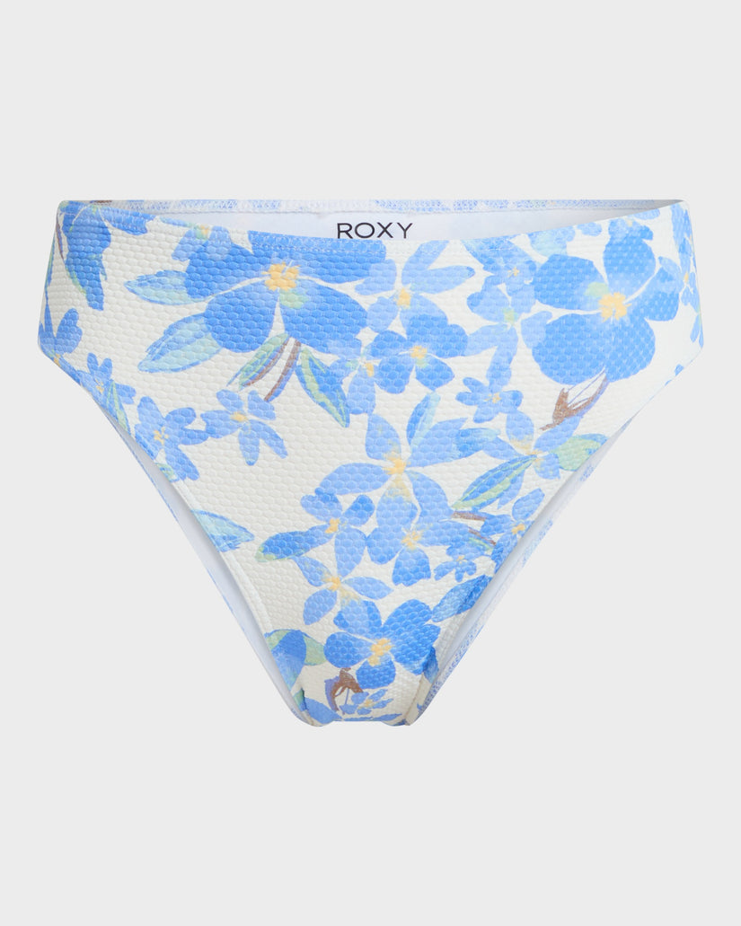 Womens Artsy Floral Midwaist Hl Mod Bikini Bottom