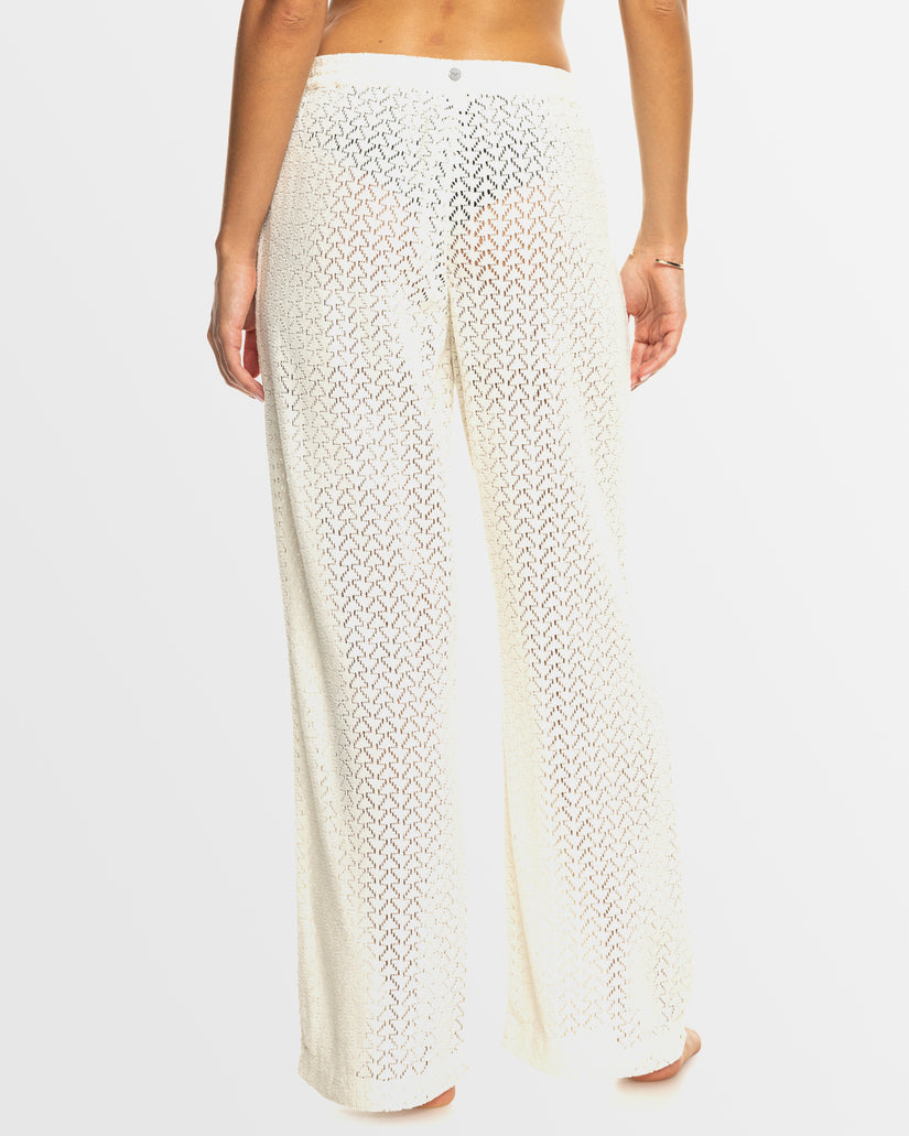 Womens Mood Moving Crochet Beachy Pant