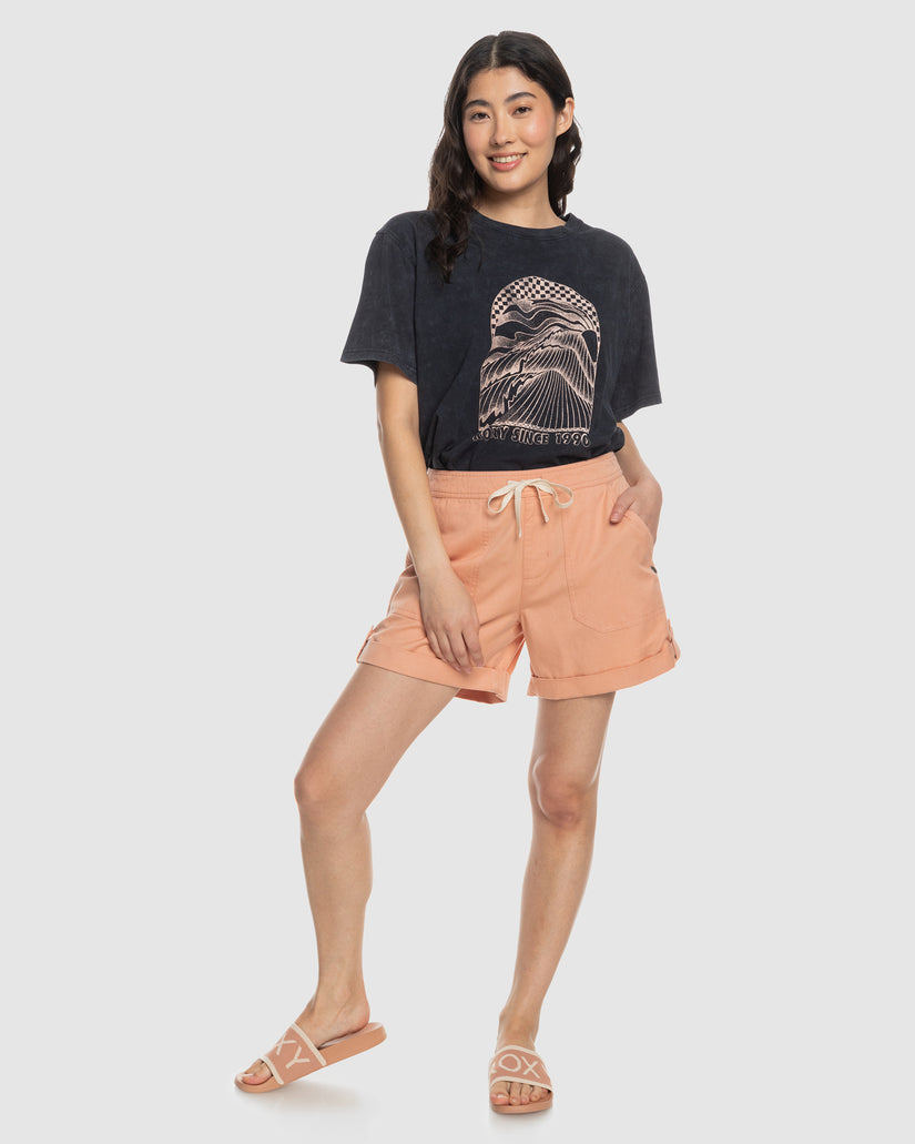 Womens Moonlight Sunset Oversized T-Shirt