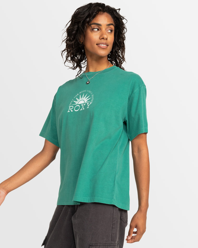 Womens Sun Over The Sand B Short Sleeve T-Shirt