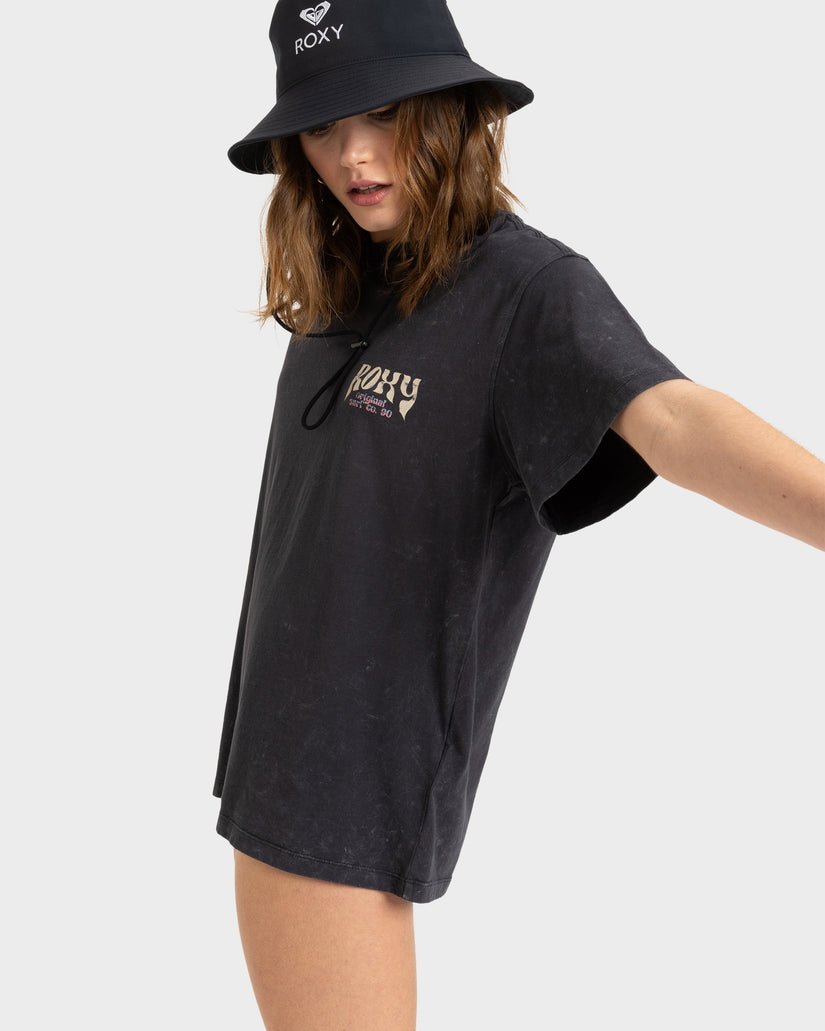 Womens Sunny Oversized Optic Wash T-Shirt