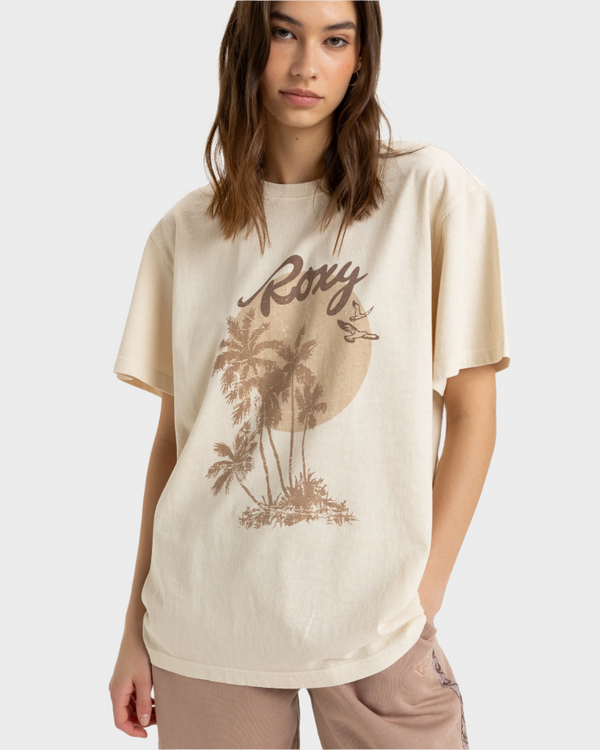 Womens Sunny Oversized Stone Wash T-Shirt