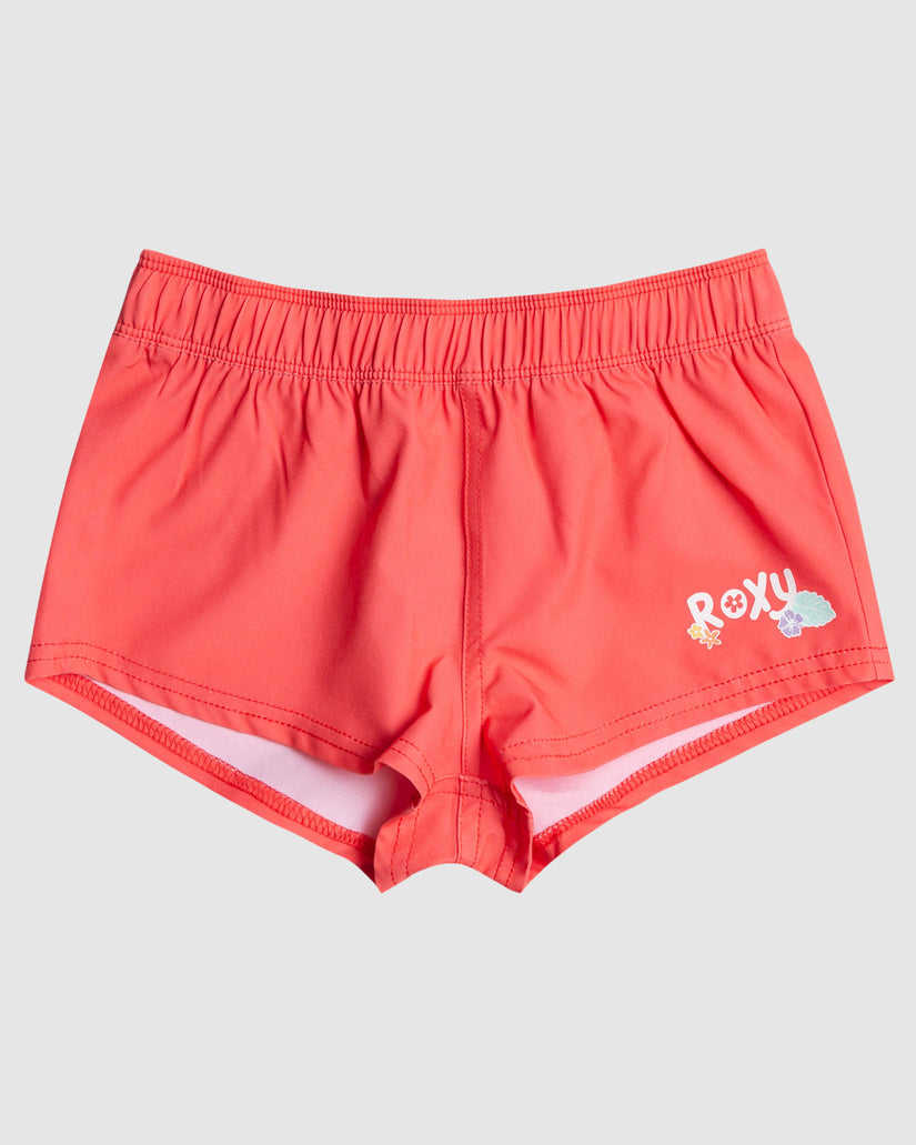 Girls 2-7 Solid Basic Boardshorts