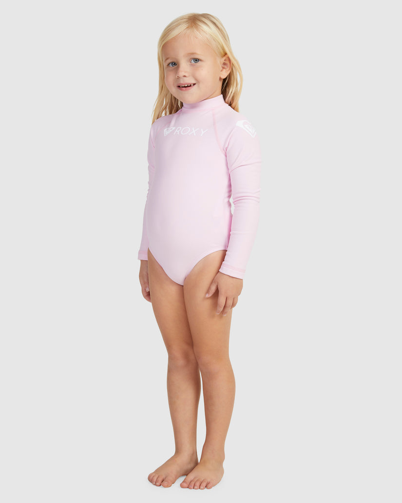 Girls Ls Onesie Heater Tw Rashguard