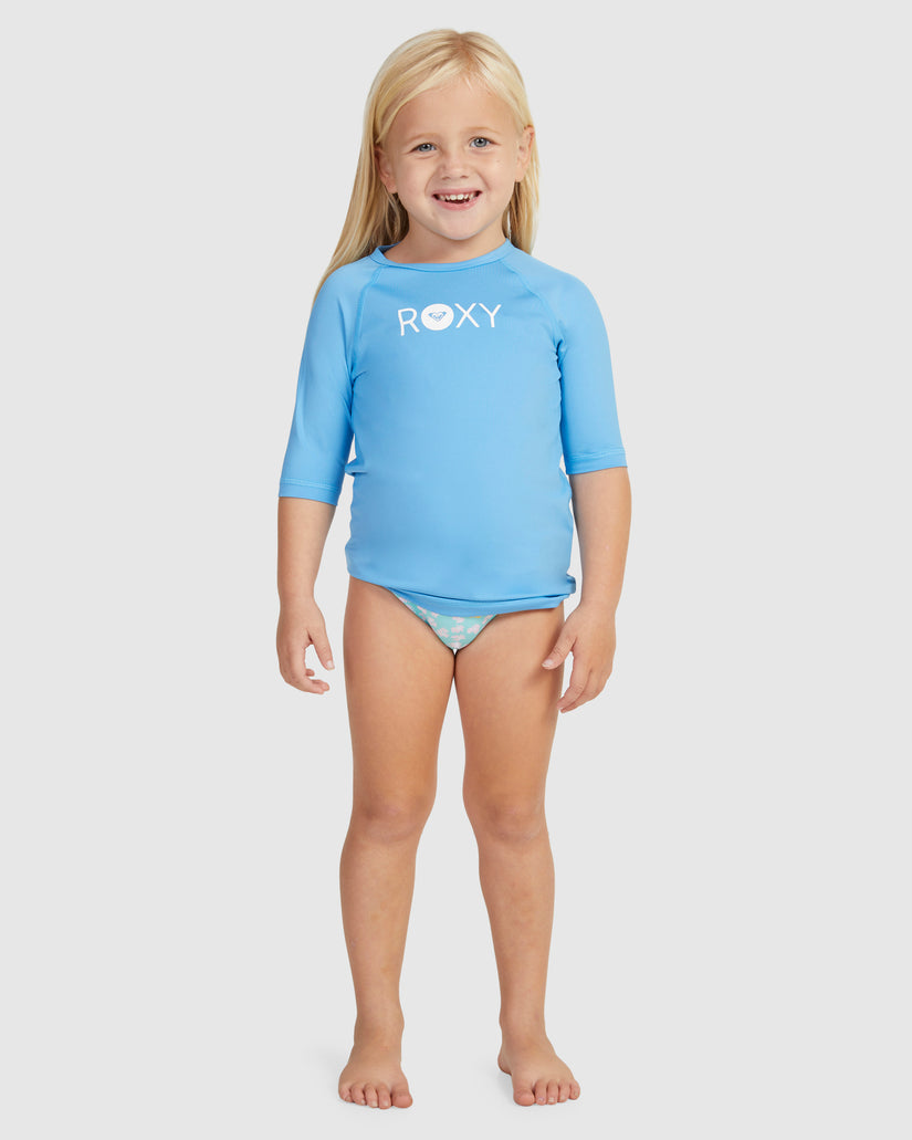 Girls Essential 3/4 Sleeves Rashguard